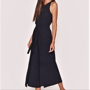 Joie Jumpsuit with Tie Waist in Black